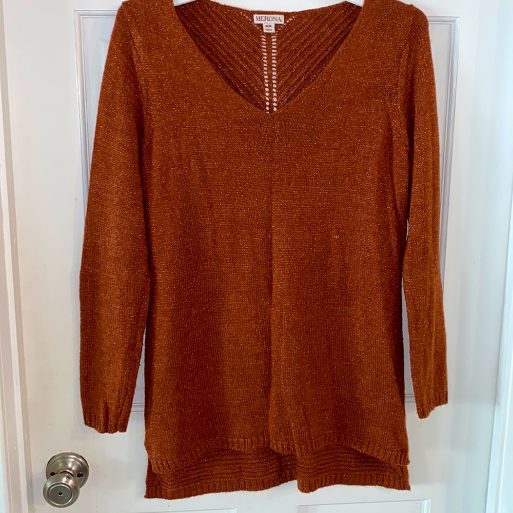 Merona brick tone sweater